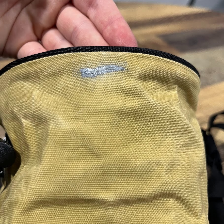 Evolv Canvas Climbing Chalk Bag - Used