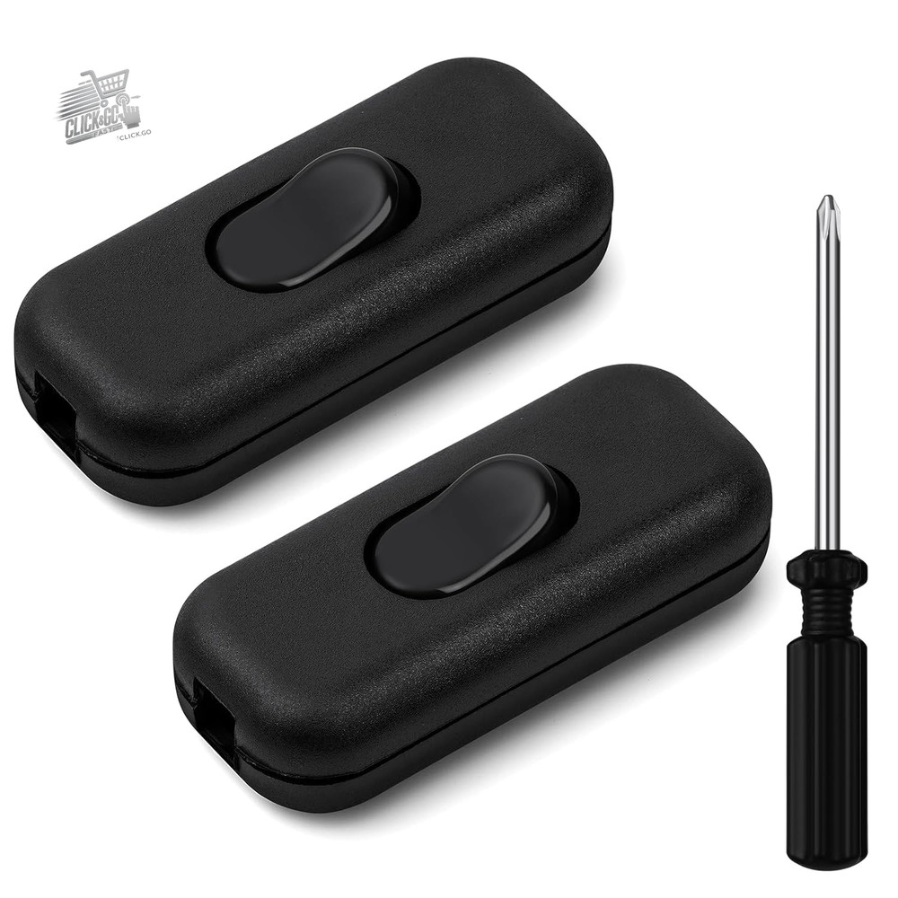 DP 6A Inline Cable Switch, Pack of 2 Torpedo Switches, Switch