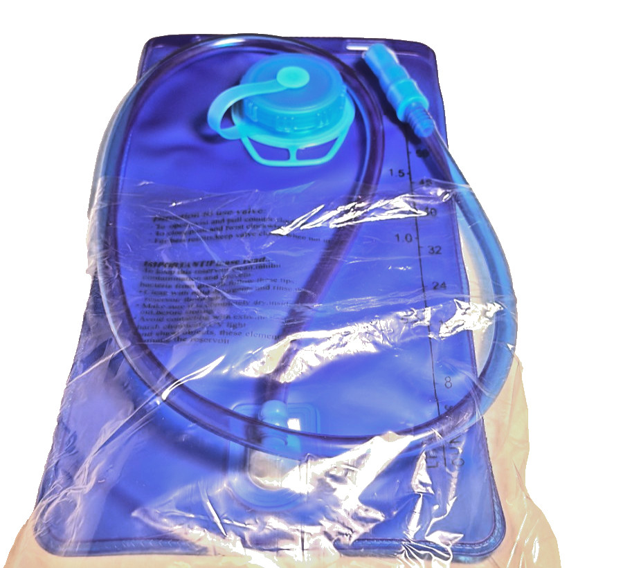 2L Hydration Bladder Water Reservoir Blue Sealed Replacement Pack Insert