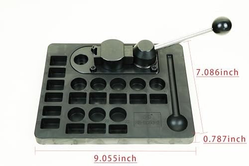 PTKTLAM Ring Bending Tool,with Nylon Dies Jewelry Tools Ring Maker Tool Ring 6