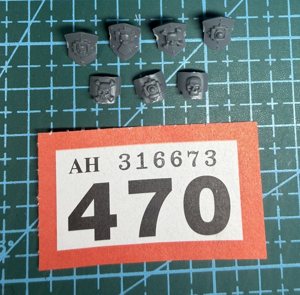 Space Marine Terminator Tilt Plate Shield Armour Bundle Skull 40k Bits Heresy