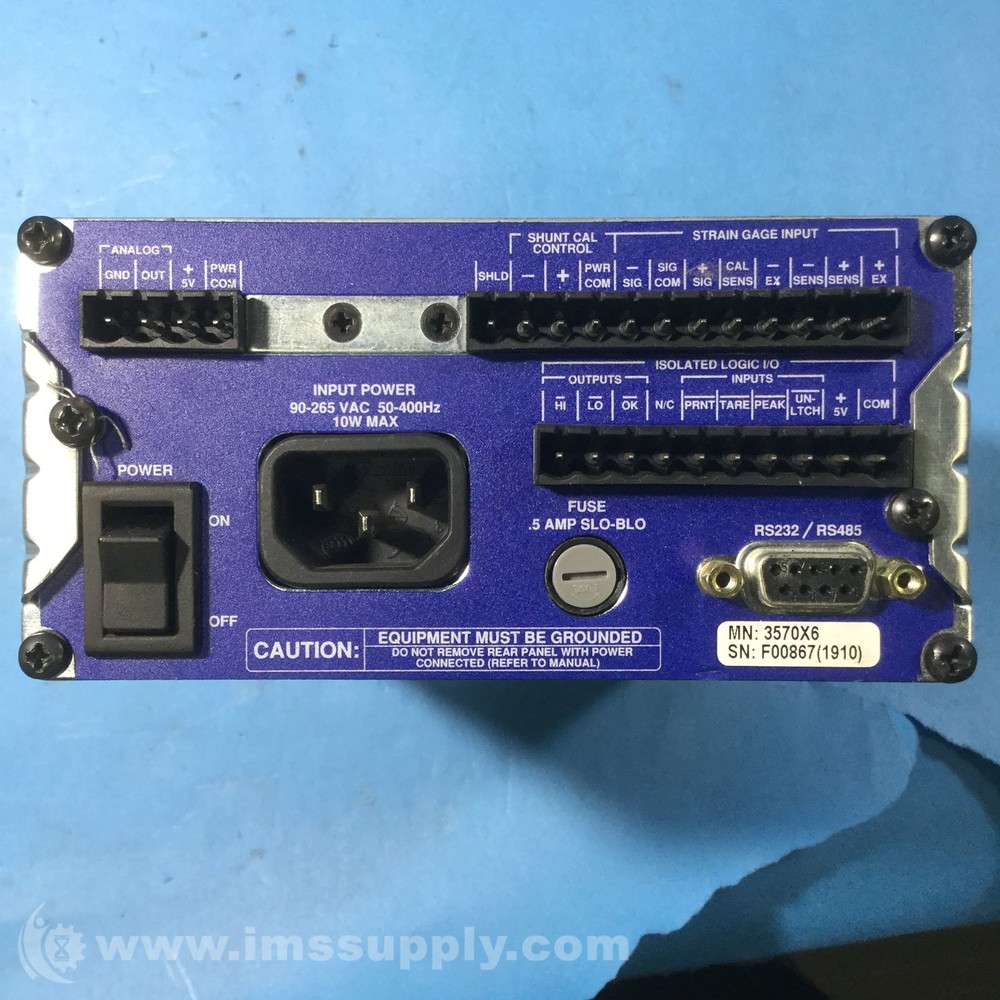 Daytronic 3570X6 Digital Controller, Model 3570 USIP
