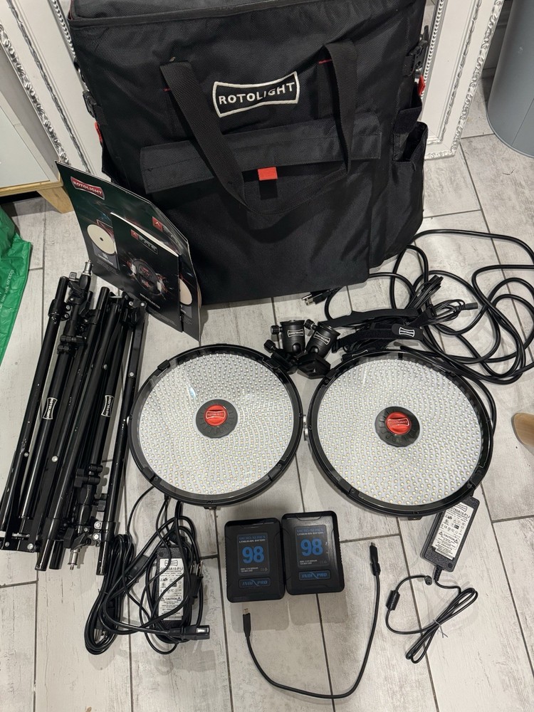 Rotolight AEOS 2 Light Stands - Black (RLAEOS2LK)