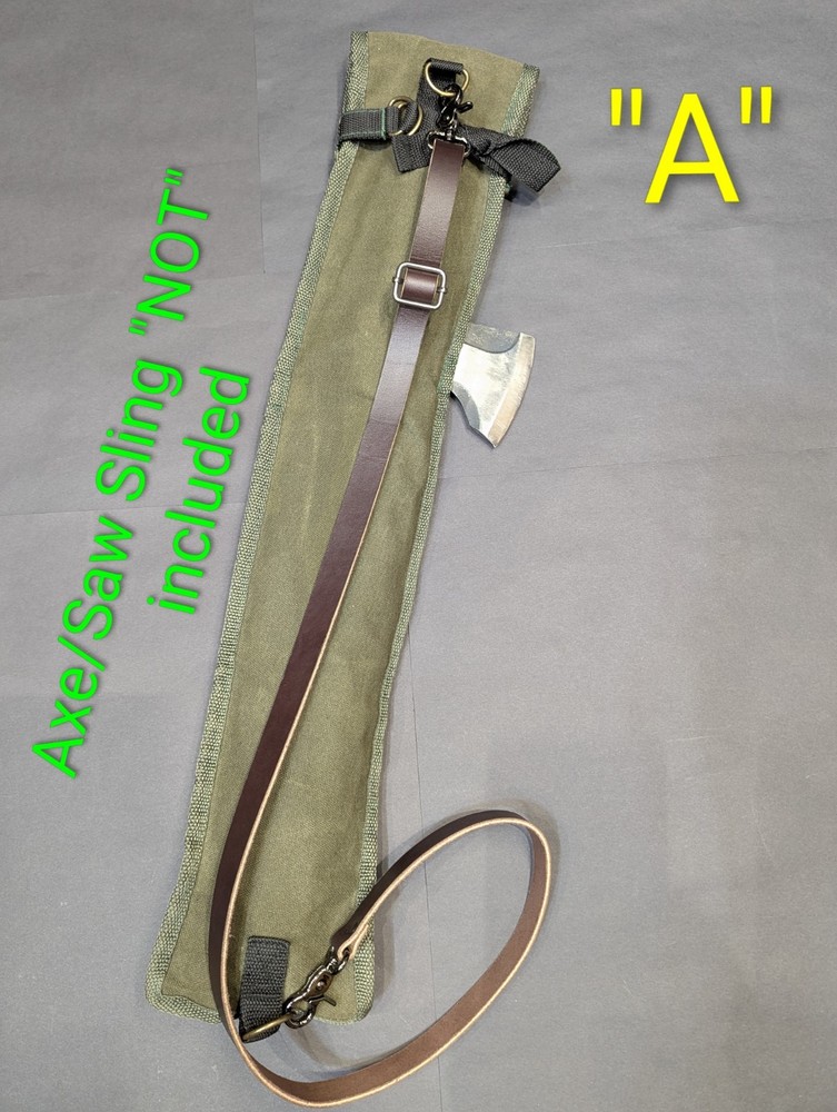 Axe/Saw/Hatchet Sling Handmade Leather Replacement Strap "Only" Read Description