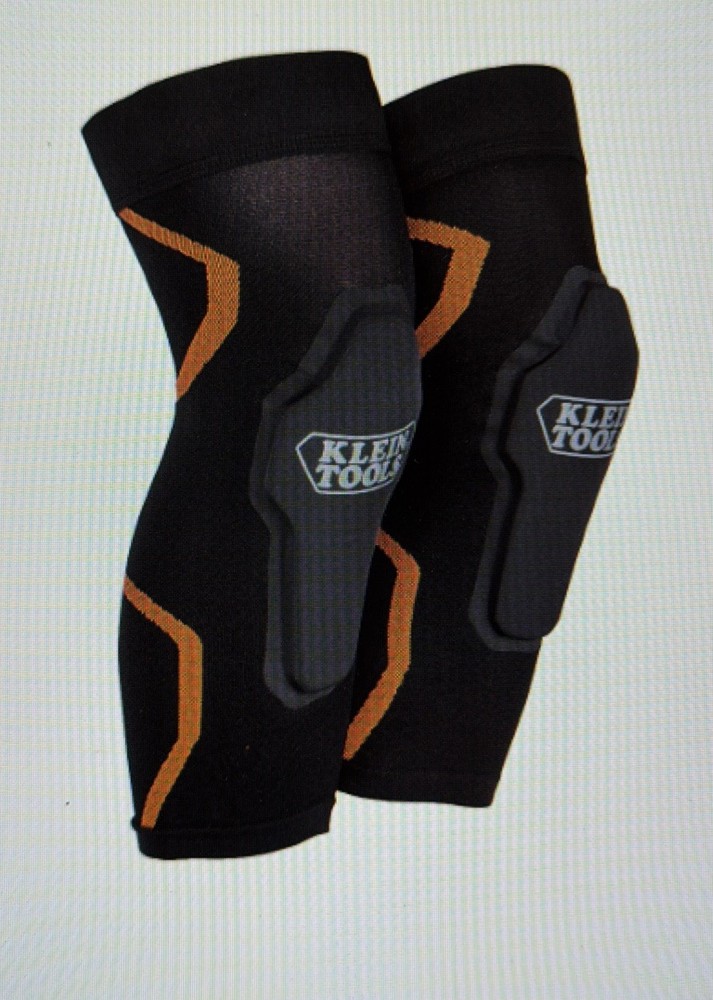 Klein Tools 60624 Knee Pad Compression Sleeve, L/XL (1 Pair). New