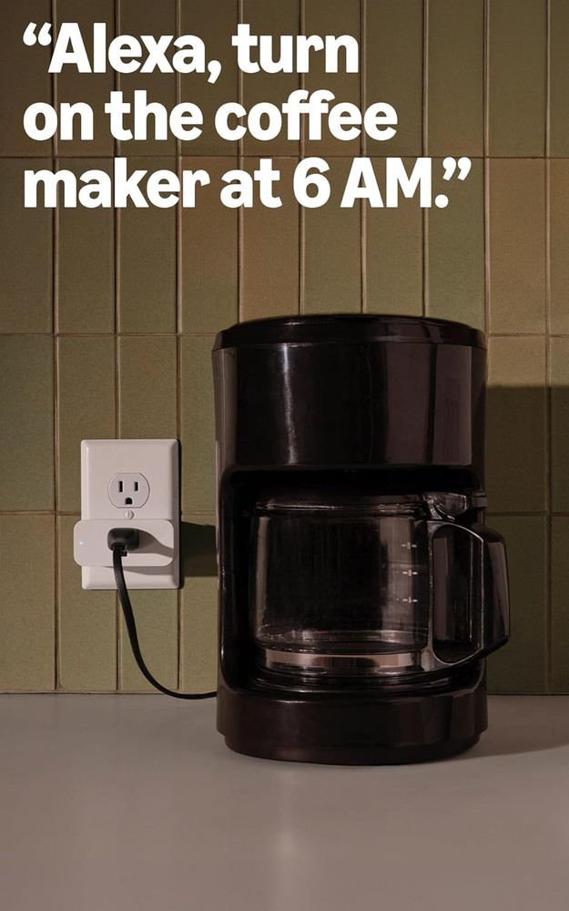 Amazon Smart Plug - Alexa Compatible, Easy Setup, Versatile Functionality