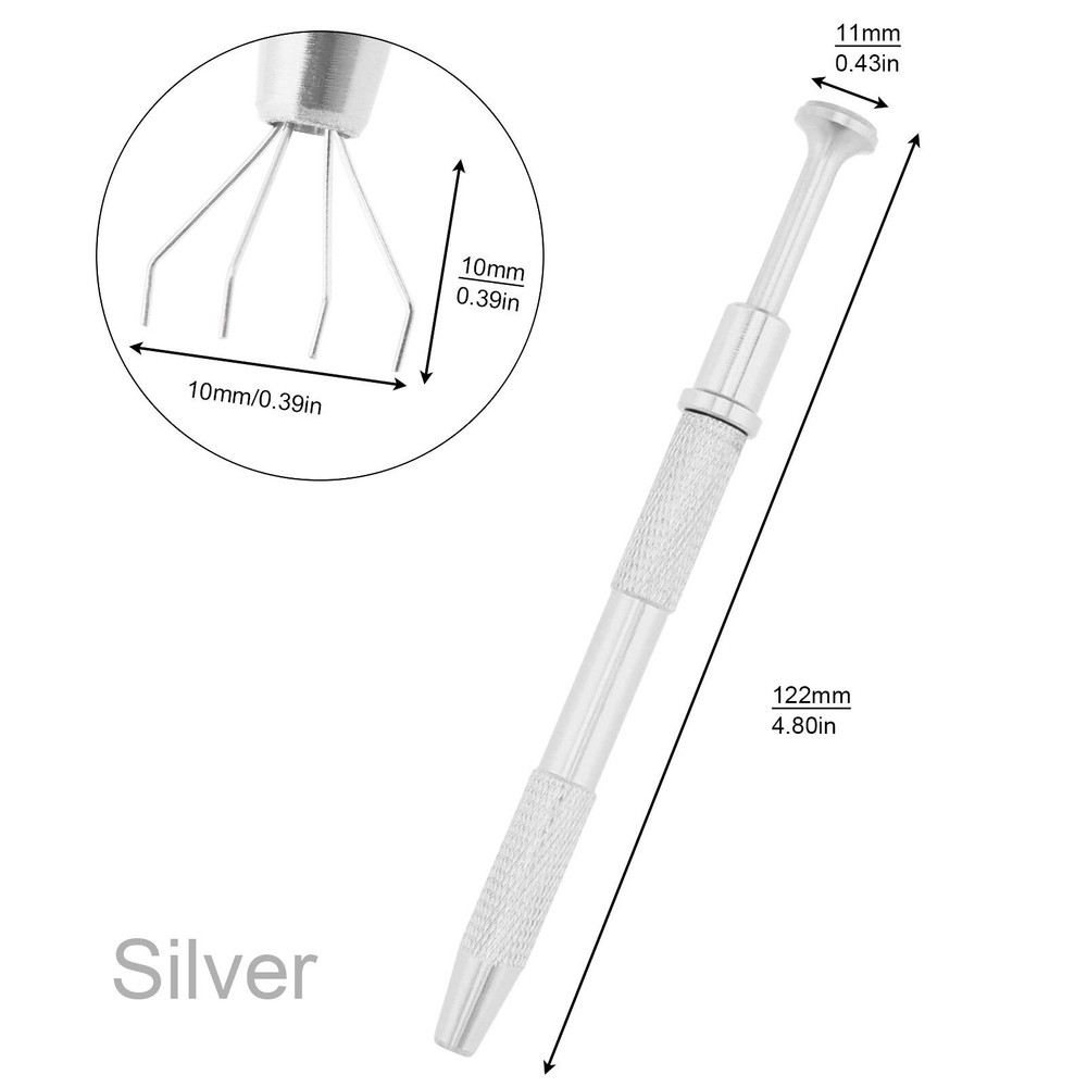 5PCS IC Extractor Electronic Component Picking Suction Pen Hand Tool Chip 4 Claw