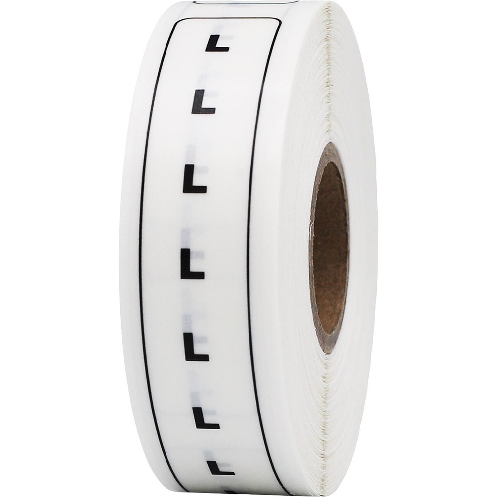 L Size Strip Labels | 0.75 x 5″ | 200 Per Roll