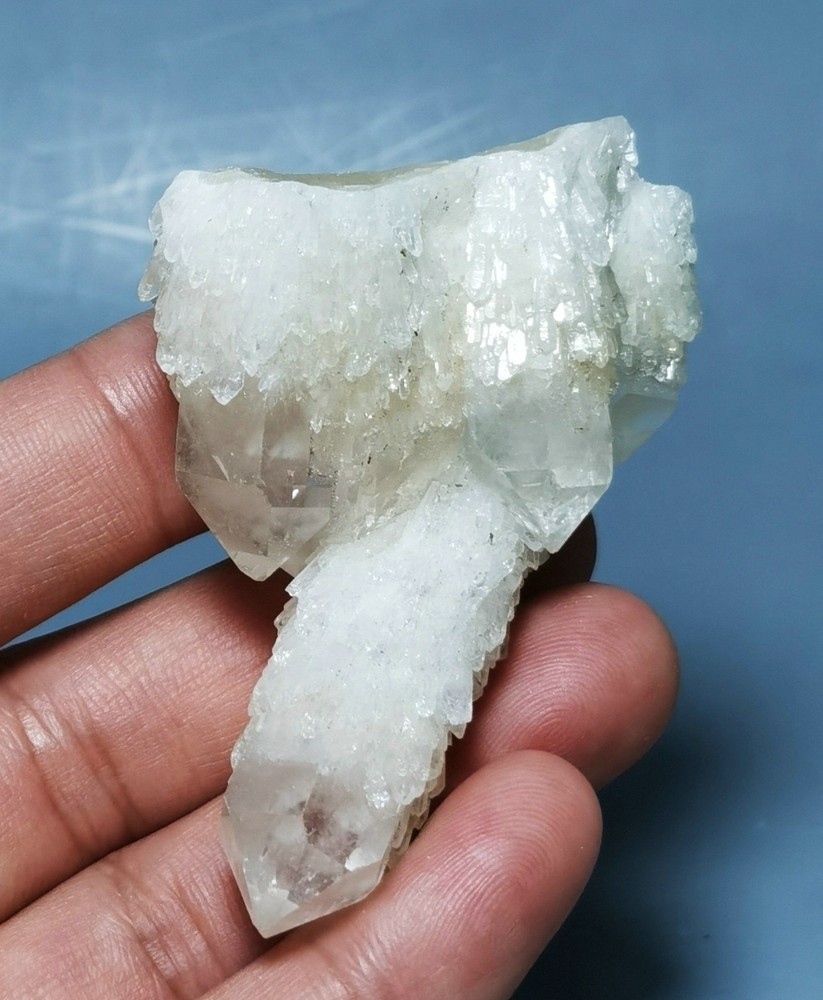 Rare Himalayan Quartz Crystal Cluster Specimen