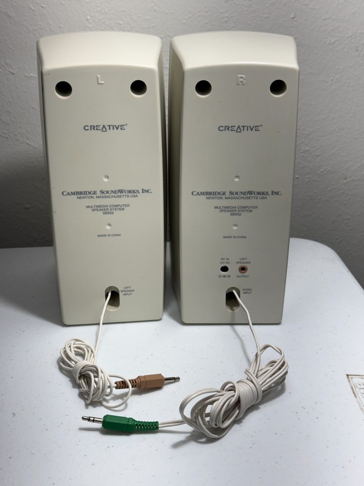 Cambridge Soundworks. Computer Speaker System SBS52 Working. No Power Adapter