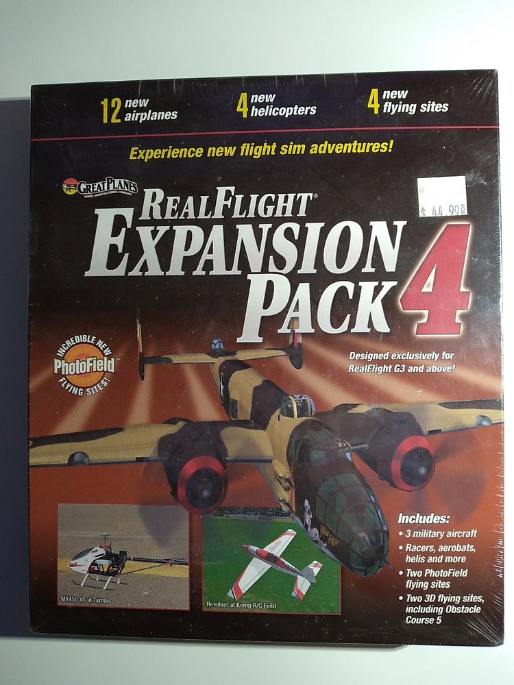 RealFlight Expansion Pack 4 for G3 (or above)  R/C Flight Simulator