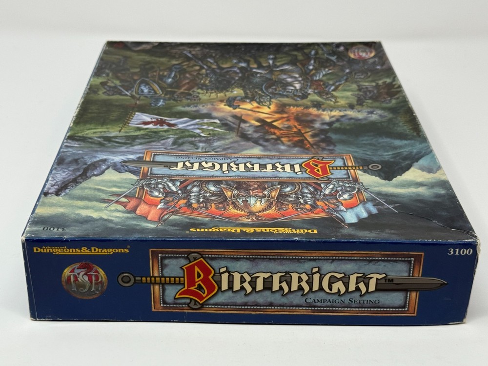 Advanced Dungeons and Dragons Birthright Campaign Setting CIB Unpunched