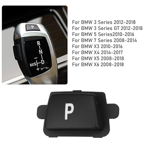 Compatible with Gear Shift P Button, Gear Shift Knob Lever Parking Button Cover