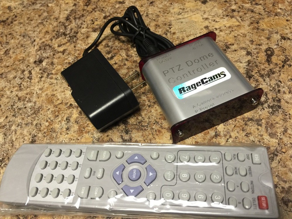 PAN TILT ZOOM WIRELESS DATA Remote Control PTZ Camera Controller Pelco D RS485