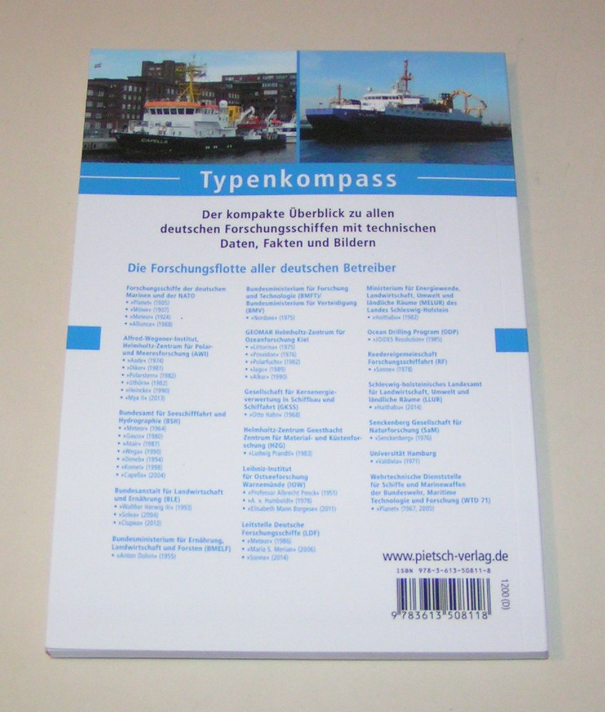 Types Compass | German Research Vessels Since 1905 | Author: Hans Karr