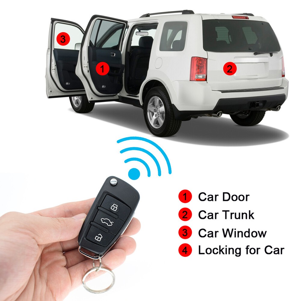 Universal Car Remote Central Kit Door Lock Locking Keyless Entry System DC 12V