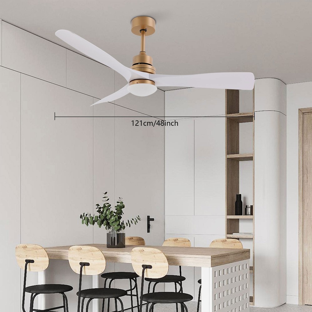 48 Inch Modern Ceiling Fan Light 4 Blades,ceiling Fan Light With Remote Control