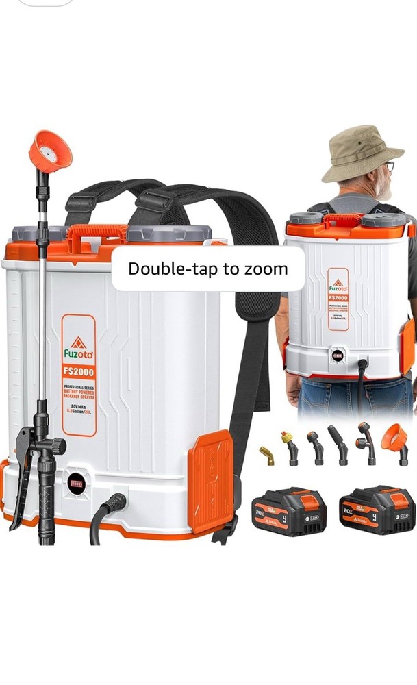 5.3 Gallon Battery Powered Backpack Sprayer