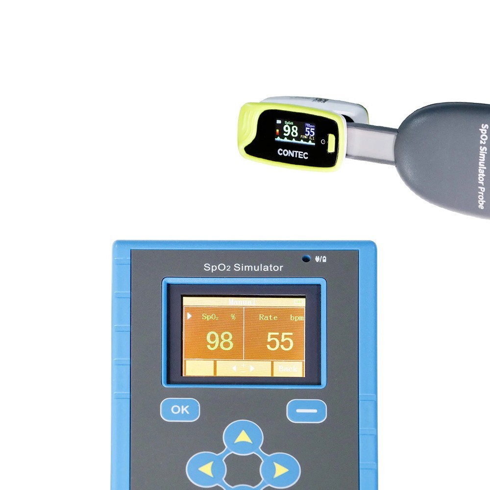 MS100 SPO2 Simulator Monitor PR Pulse Oximeter TesterSaturation Simulation