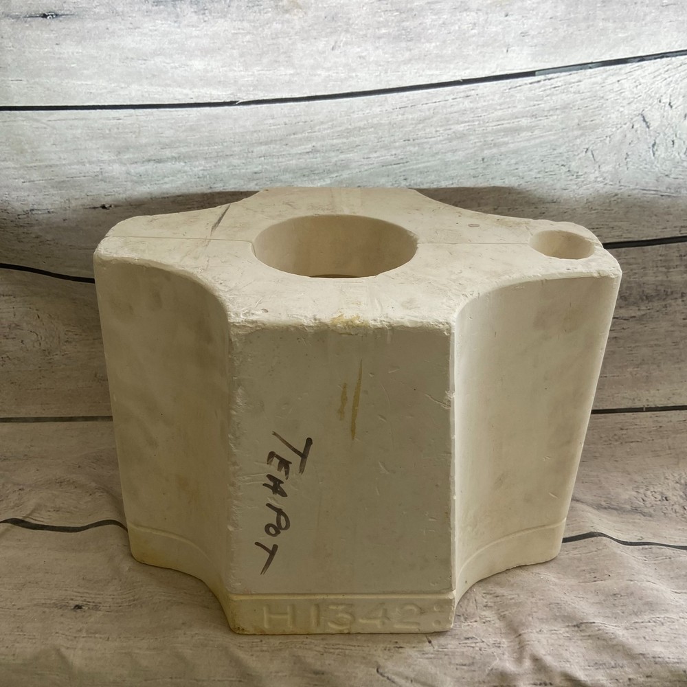 Unbranded Ceramic Casting Mold Teapot #H-1342