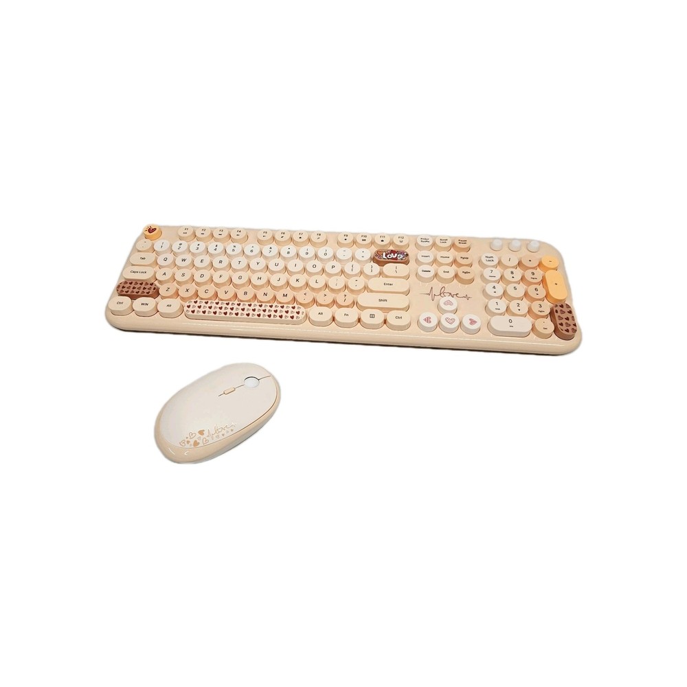 Lovely Wireless Keyboard And Mouse Combo Set