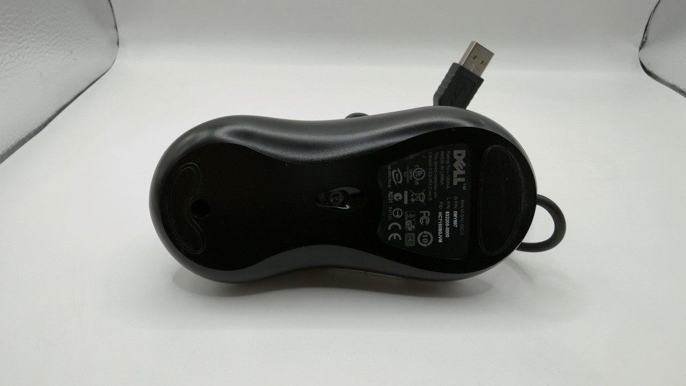 Dell MOABBO Black & Silver Mouse - USB