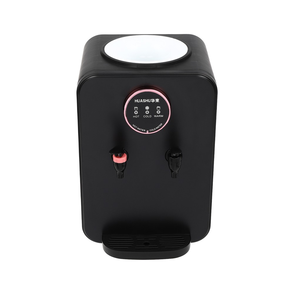 110V Black Hot/Cold Water Countertop Dispenser Top Loading Water Dispenser