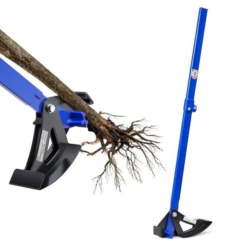 Heavy Duty Sapling Puller Tool - Ergonomic Root Remover for Trees & Shrubs