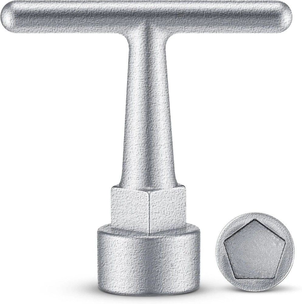 Curb Box Wrench for Pentagon Curb Boxes Water Meter Wrench for Penta Socket