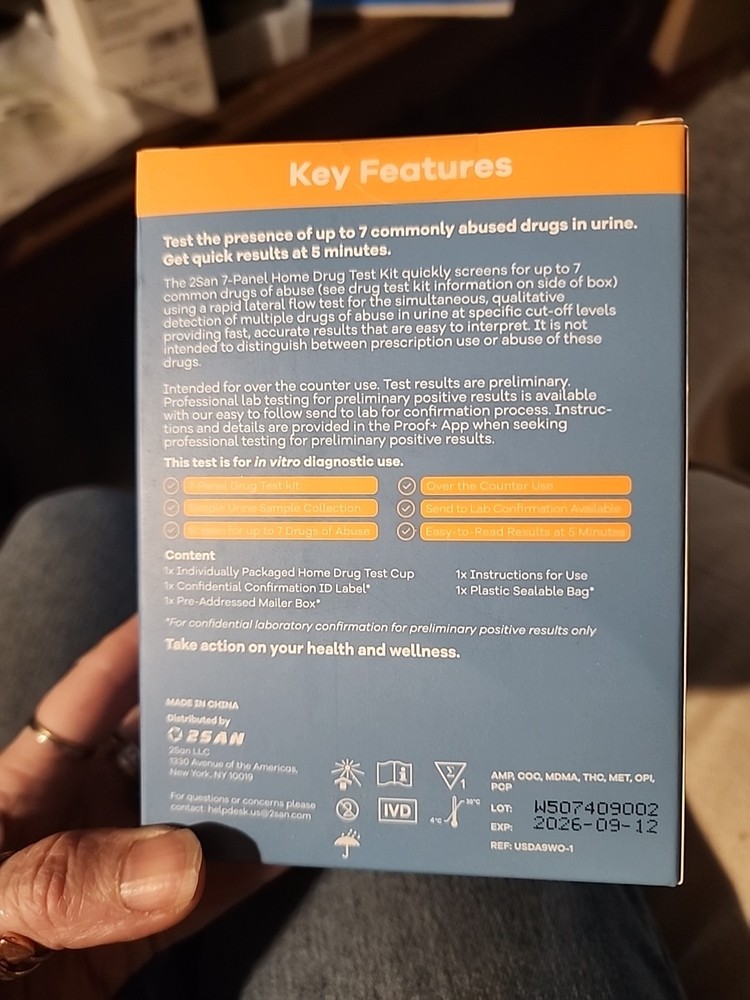 2San 7 Panel Home Drug Test Kit