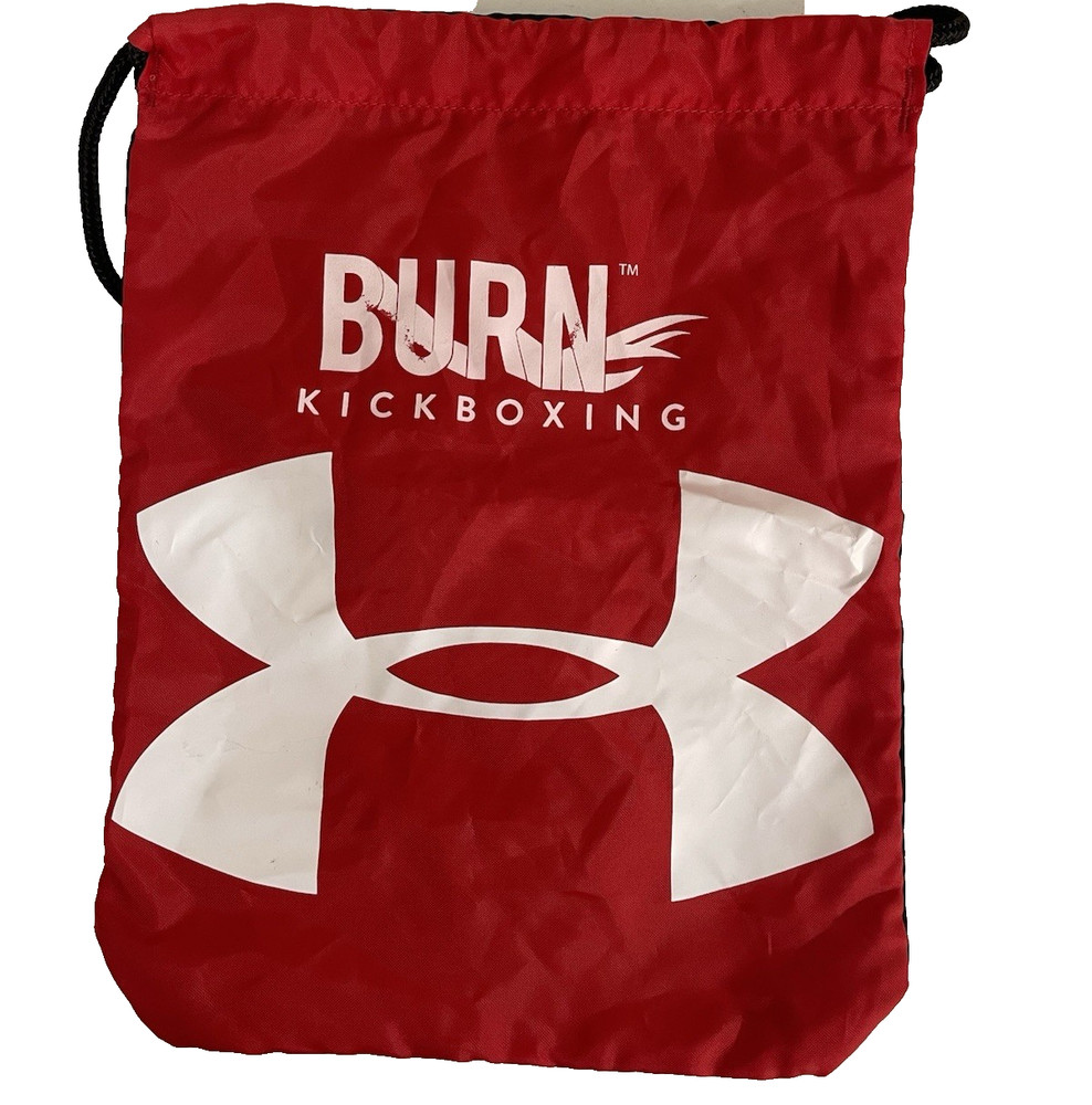Under Armour Nylon Black/Red Athletic Backpack Burn Kickboxing