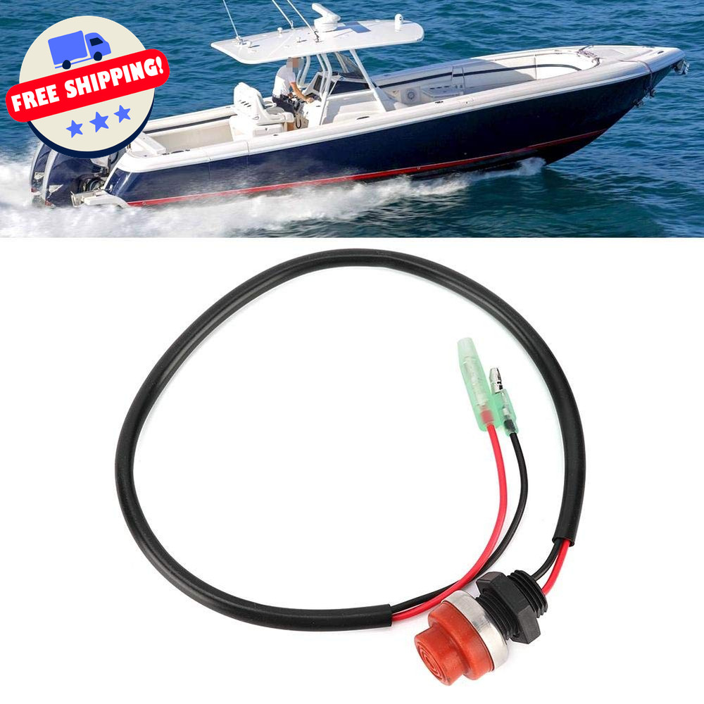 Outboard Start Button Boat Button Switch, Start Stop Keyless Push 1989