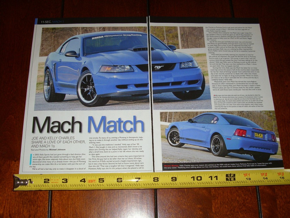 2003 MUSTANG MACH 1 ORIGINAL 2011 ARTICLE