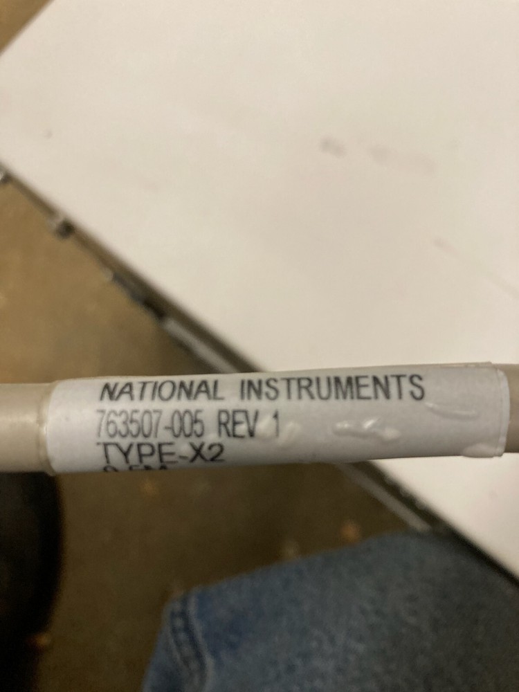 National Instruments 763507-005 Rev 1 Type X2 060405 Interface Cable 1/2 Meter