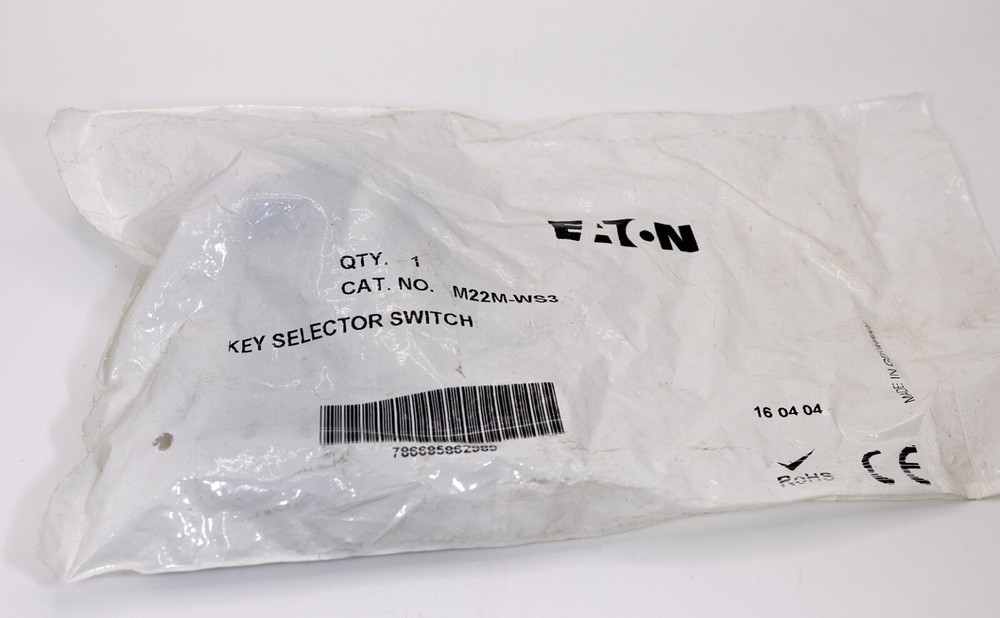 Eaton M22M-WS3 Key Selector Switch 22mm 3-Pos