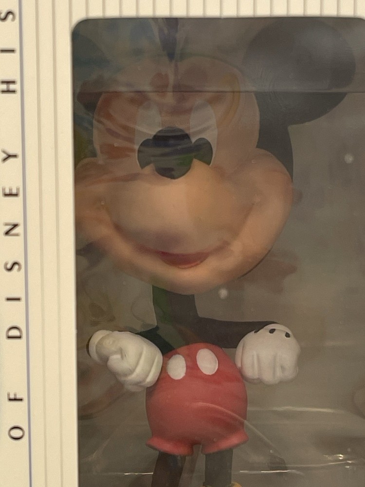 Upper Deck Disney Treasure 4 Different Mickey Mouse Bobblehead Figure