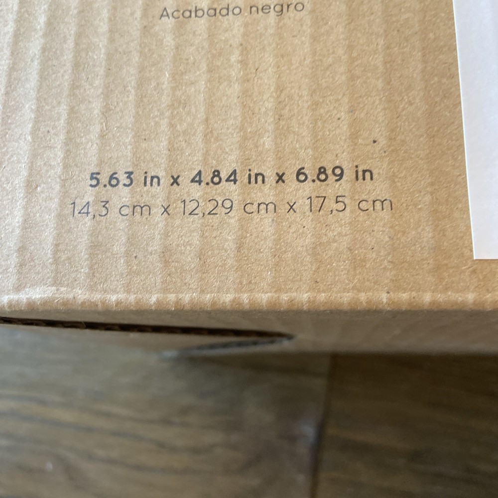 Project Source, 2 Pk - LED Outdoor Small Lantern Wall Light | Matte Black {F3}