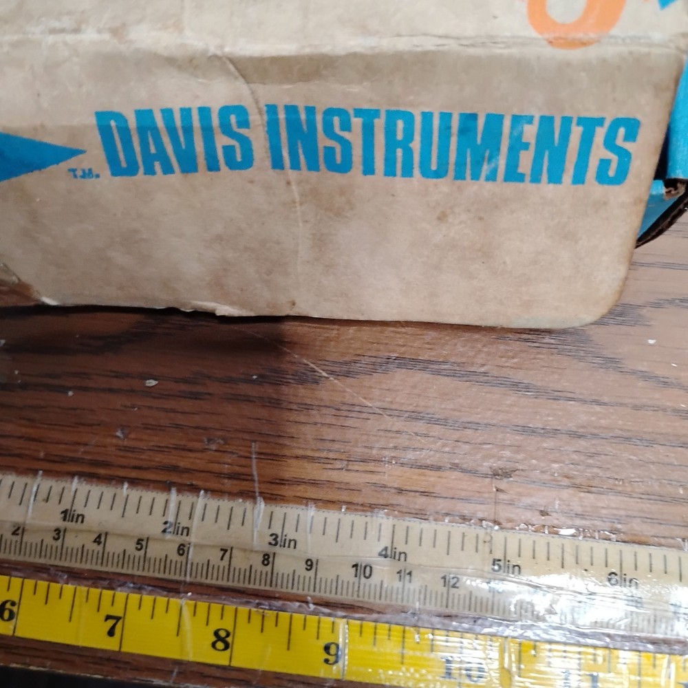 Vintage Davis Instruments Hand Bearing Compass With Box & Instructions B18