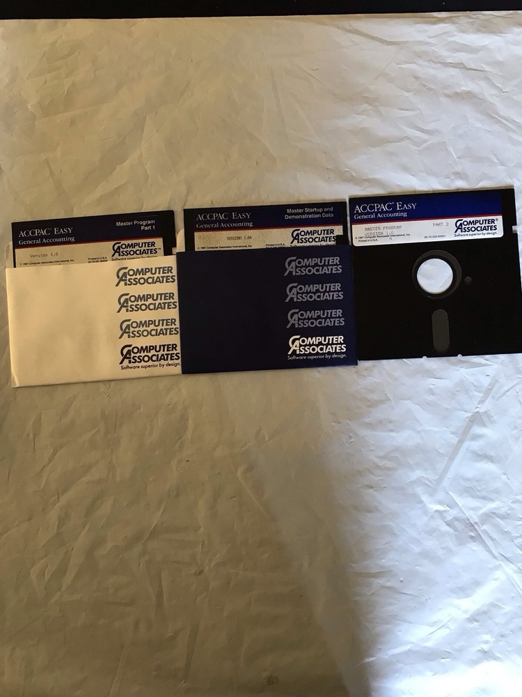 ACCPAC Easy Floppy Diskette Set Of 3