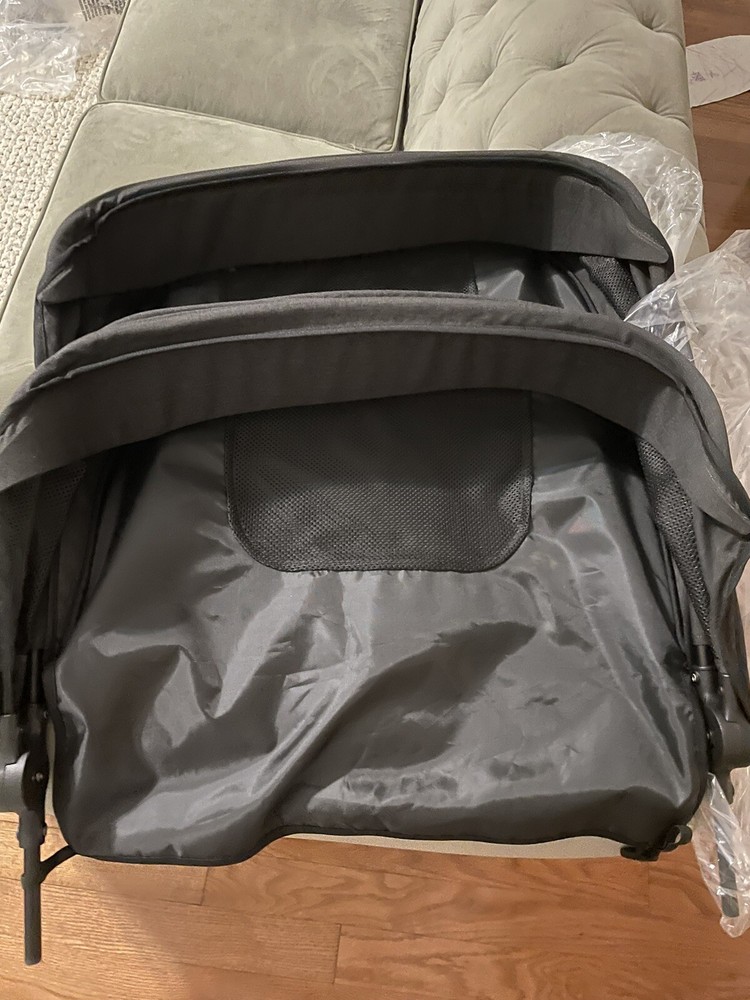 WONDERFOLD Retractable Stroller Canopy Featuring a Peek-a-Boo Window, 2 Pack