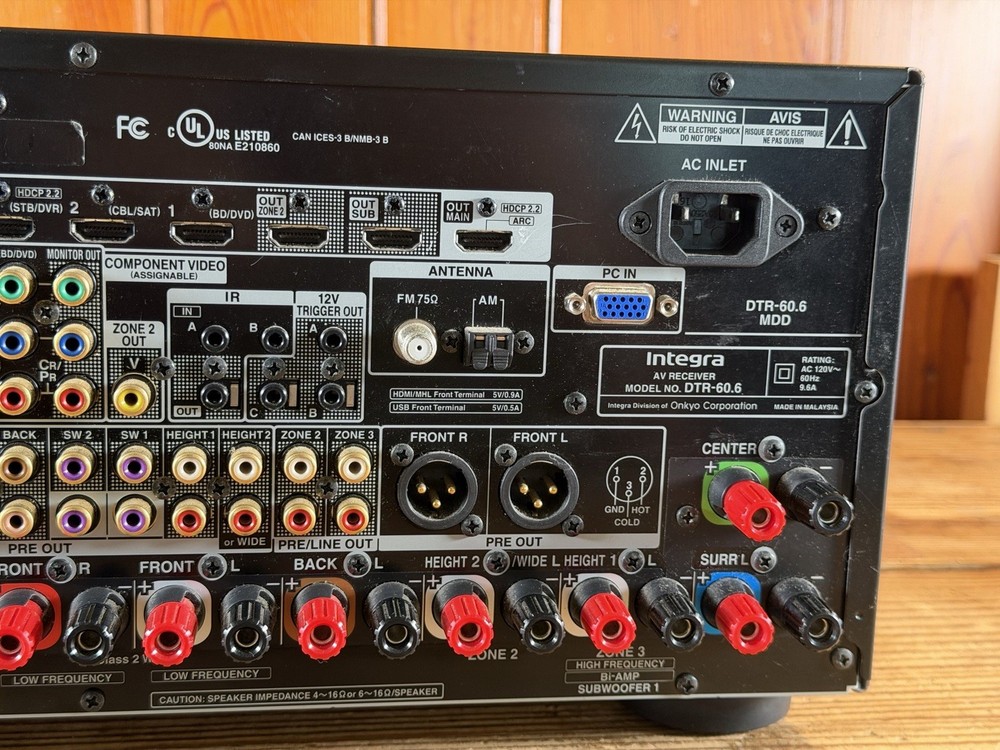 Integra 9.2-Channel Network A/V Receiver Model #DTR-60.6 - Bundle W/ Remote