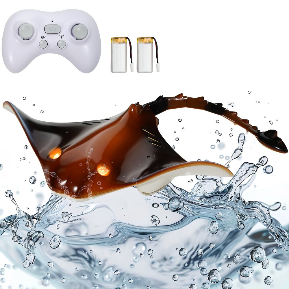 Remote Control Manta Ray Toy 2.4GHz High Simulation Robot Manta Ray Light