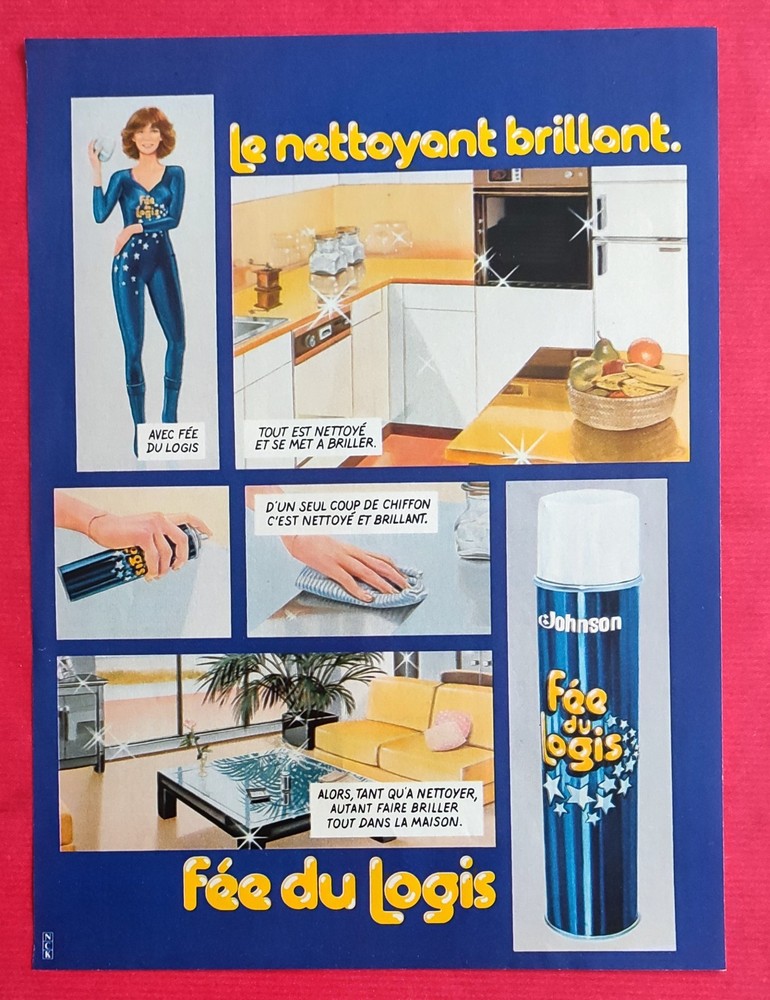 Press Advertising: JOHNSON 1982 HOME FEE Cleaning Product