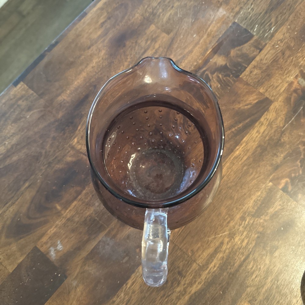 Vintage Bullicante Control Bubbles Purple Pitcher