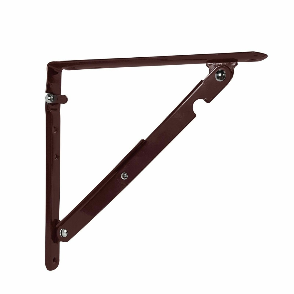 2Pk RV Folding Shelf Bracket Brown RV ( Camper) Shelving Shelf Hardware