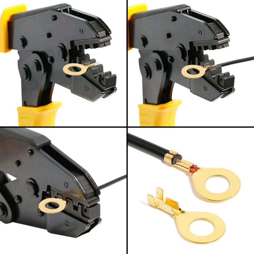 150/540pcs Ring Type Cable Bare Terminals Crimp Non-insulated Wire Connectors