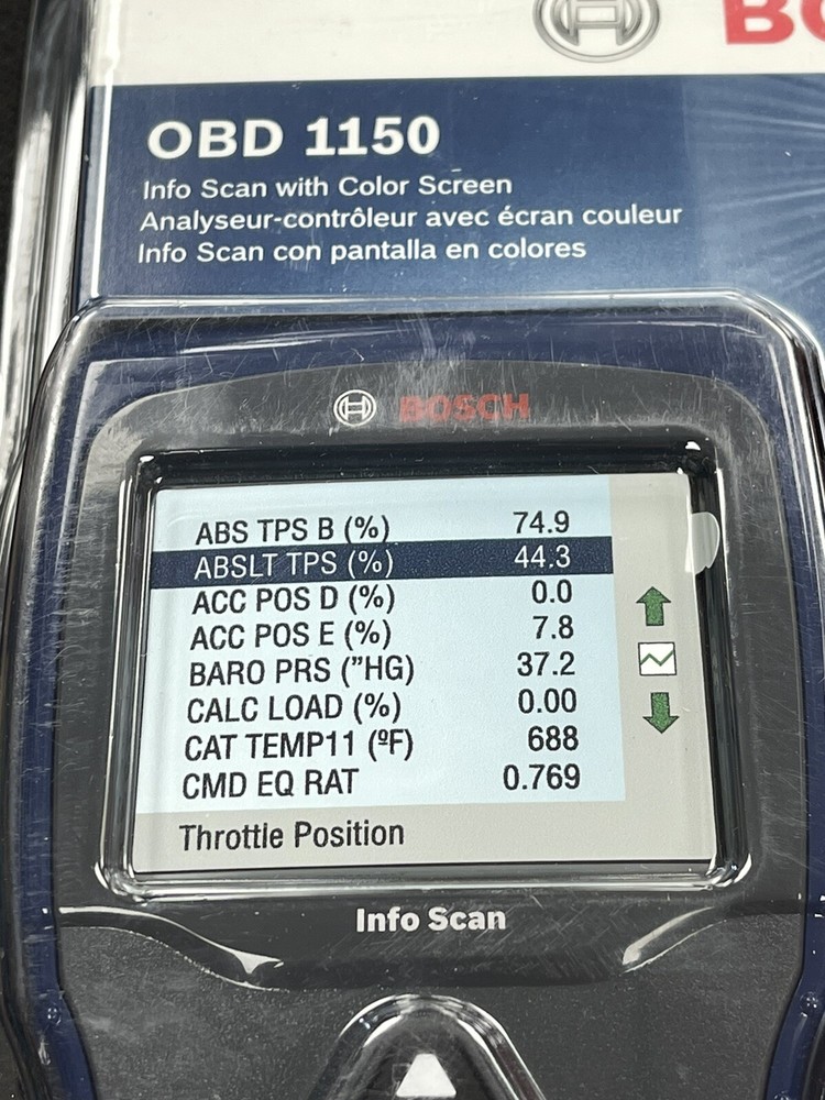 BOSCH OBD II 1150 Info Scan OBD2 CAN Eng Trans ABS Graph & LIVE DATA Scan Tool
