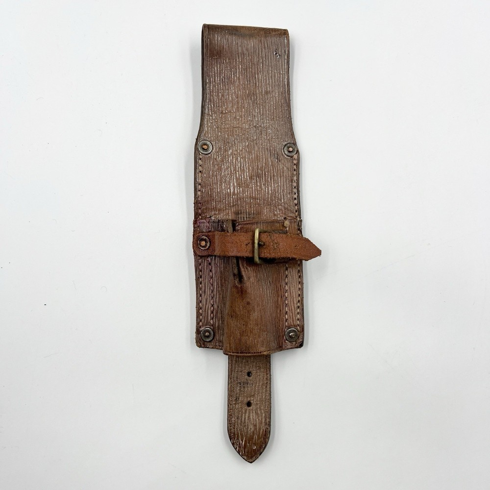 Genuine WW1 Pattern 1914 Leather Frog & Tab WD Marked