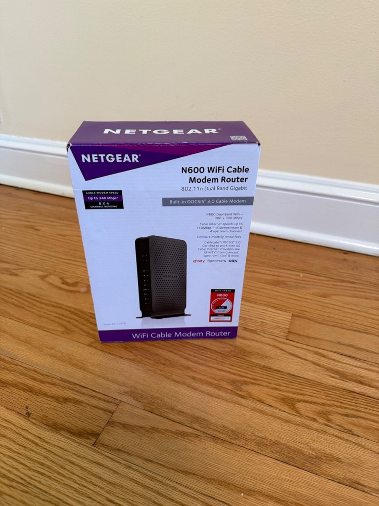 Netgear N600 WiFi Cable Modem Router