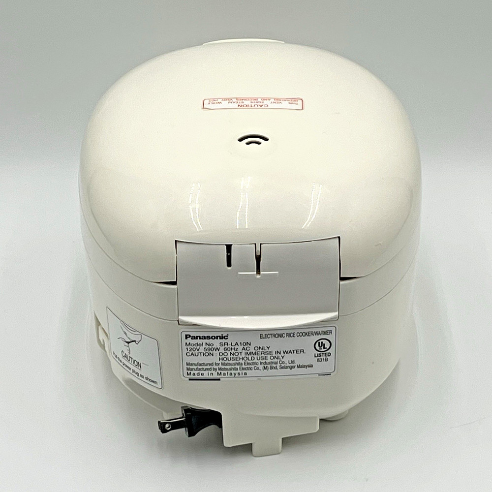 Panasonic SR-LA10N 5-Cup Rice Cooker, White Tested